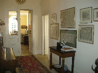 View from hall to salon